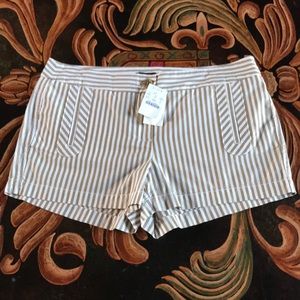 J Crew Women’s Stripped Shorts Size 6 New